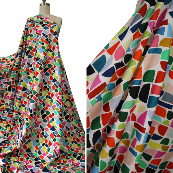 *Exclusive Miss Moresby 'Geo-Scape' Cotton Sateen